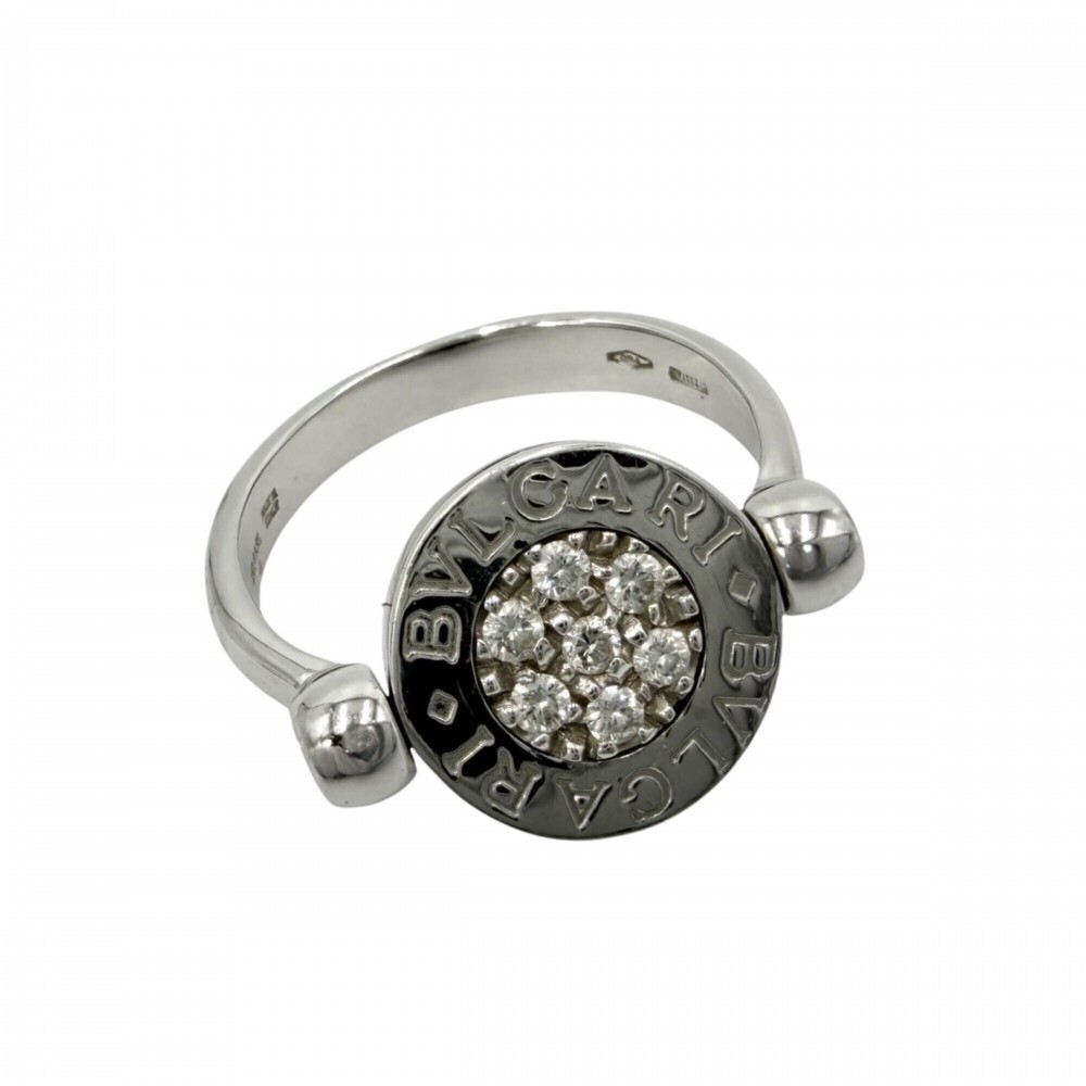 BVLGARI 18k Silver Onyx Ring